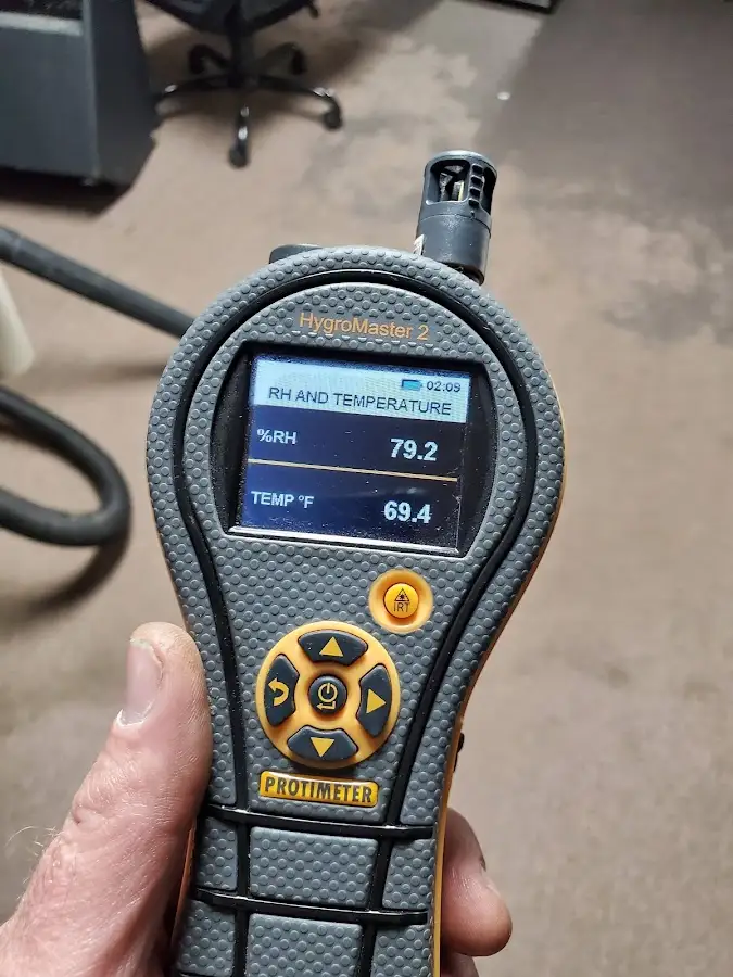 Moisture meter humidity assessment for Mold Remediation & Removal in Alma